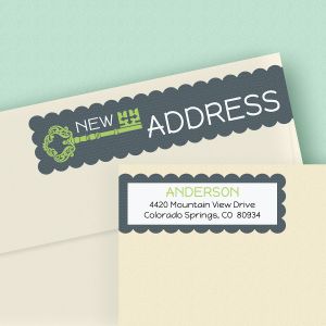 New Pad Connect Wrap Around Diecut Address Labels
