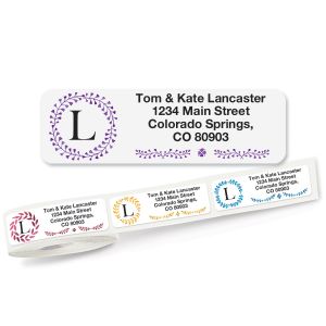 Caesar Rolled Address Labels (5 Designs)