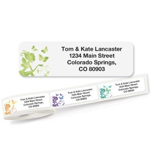 Fairy Rolled Address Labels  (5 Designs)