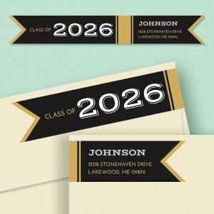 Graduation Day Wrap Around Address Labels