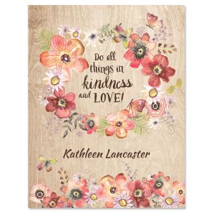Kindness Personalized Note Cards