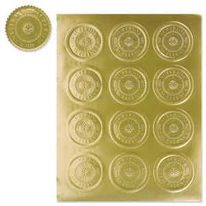 Gold Excellence Certificate Seals
