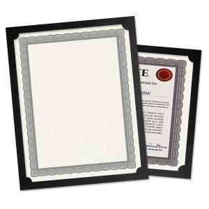 Plain Black Certificate Holder
