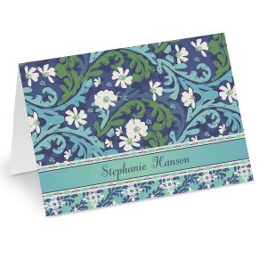 Cool Serenity Personalized Note Cards