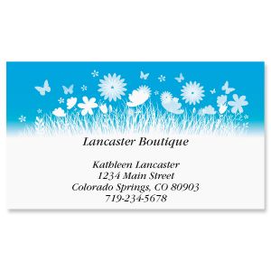 Simple Garden Designer Business Cards