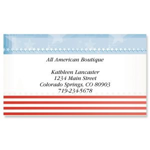 Patriotic Designer Business Cards