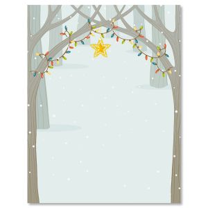 Festive Forest Christmas Letter Papers