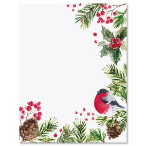 Splash of Holiday Christmas Letter Papers