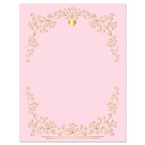 Gilded Romance Letter Papers