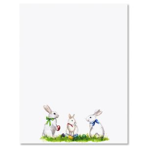 Easter Bunnies Easter Letter Papers