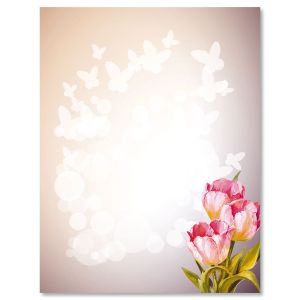 Tulips Easter Letter Papers
