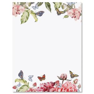 Flutter of Florals Letter Papers