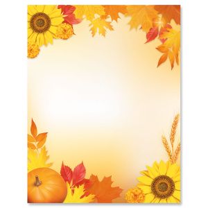 Autumn Harvest Letter Papers