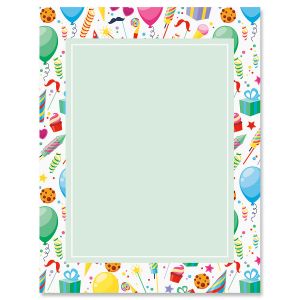 Surprise Party Letter Papers