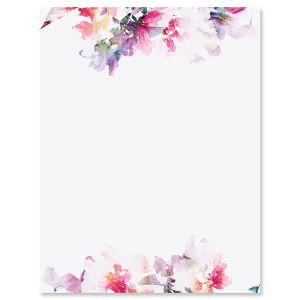 Brushed Floral Letter Papers