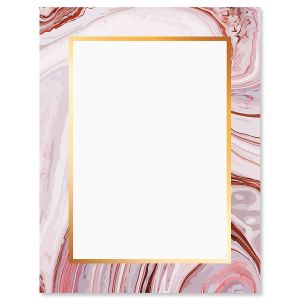 Marbled Swirl Letter Papers