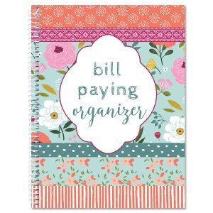 Chic Blooms Bill Paying Organizer