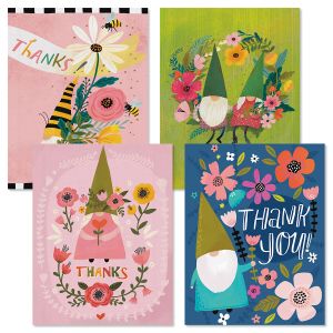 Gnomes Thank You Note Cards