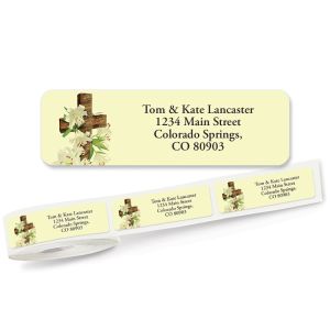 He Is Alive Rolled Address Labels