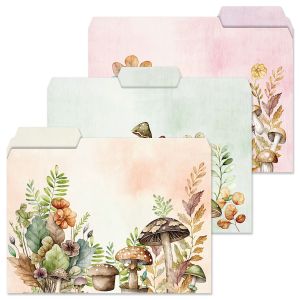 Floral Lines File Folders