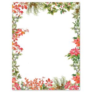 Christmas Berries Letter Papers