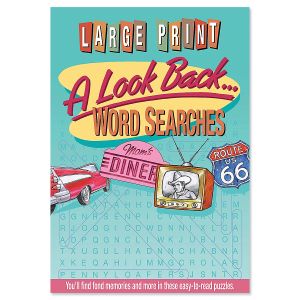 A Look Back...Large Print Word Search Book