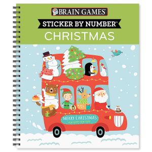 Christmas Sticker by Number Brain Games®