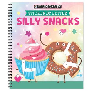 Silly Snacks Sticker by Number Brain Games®