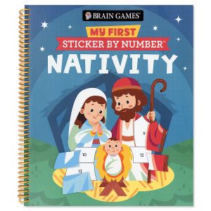 My First Nativity Sticker By Number Brain Games®