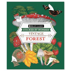 Vintage Forest Sticker by Number Brain Games®