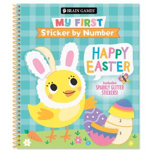 Happy Easter Sticker by Number Brain Games®