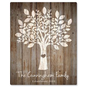 Our Family Tree Personalized Canvas