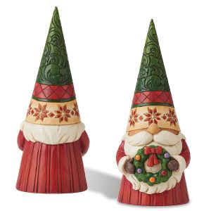 Christmas Gnome Figurine with Wreath by Jim Shore®