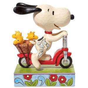Snoopy™ & Woodstock on Scooter Figurine by Jim Shore®