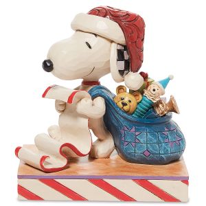 Peanuts® Snoopy™ with List & Bag of Toys Figurine