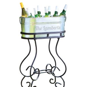 Beverage Personalized Tub with Stand