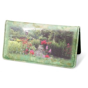 Gorgeous Gardens Premium Checkbook Cover