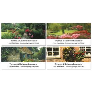Gorgeous Gardens Deluxe Address Labels  (4 designs)