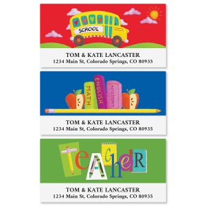 Teacher Deluxe Address Labels (3 Designs)