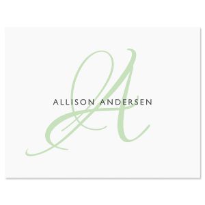 Shop Monogram & Initial Note Cards at Current Catalog