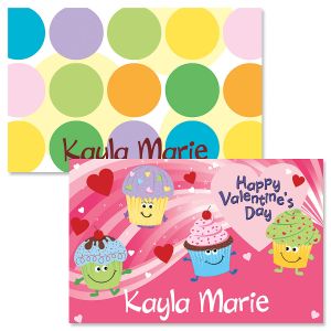 Cupcakes Valentine Placemats