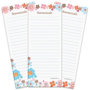 Sprightly Lined Shopping List Pads