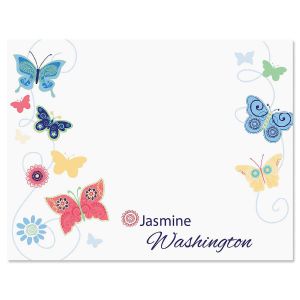 Delicate Butterflies Correspondence Card