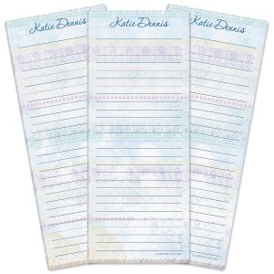 Mixed Blossoms Lined Shopping List Pads