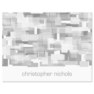 Shades of Grey Personalized Note Cards