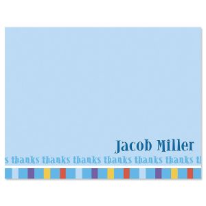 Color Bar Thank You Cards