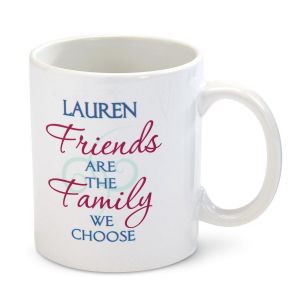 Personalized Friends Are Family Mug