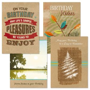 Masculine Tailored Birthday Cards