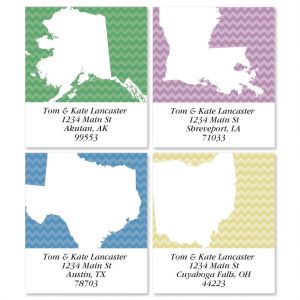 Personalized Your State Address Labels
