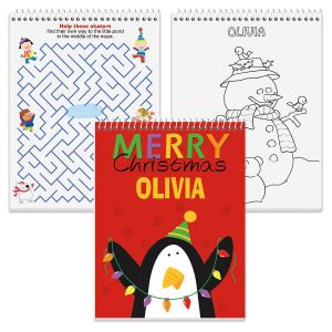 Personalized Christmas Color & Activity Book